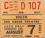 Ticket from Belushi appearance